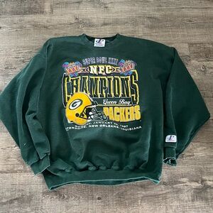 Green Bay Packers Vintage NFC Champions Super Bowl Sweatshirt 1997